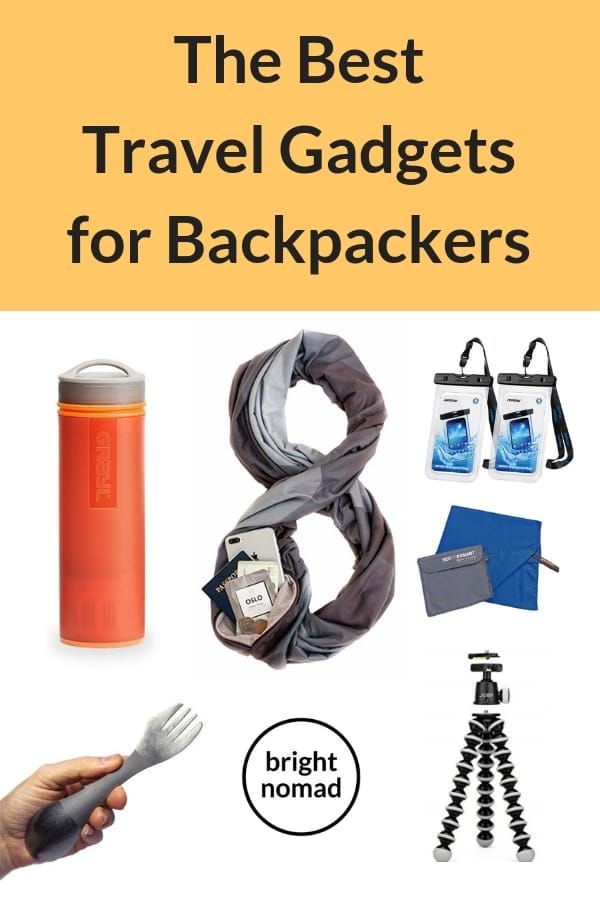 Travel gadgets for backpackers Travel App, Backpacking Travel, Packing
